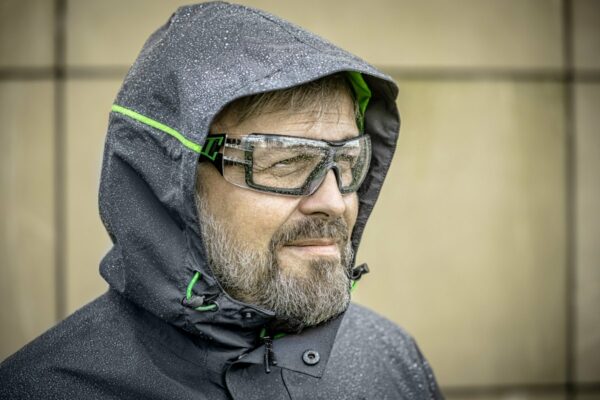 HEINER Куртка водостойкая темно-серая/зеленая 3XL (58) — изображение 3