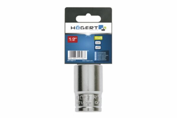 HOEGERT Торцевая головка шестигранная 1/2", 8 мм, сталь CrV, DIN 3124 — изображение 2