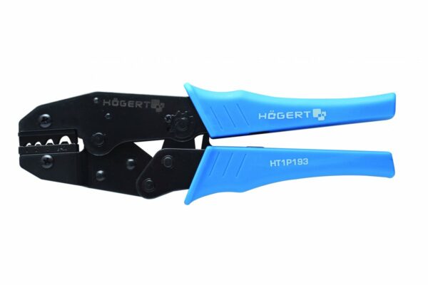 HOEGERT Пресс-клещи для сжатия клемм, диапазон: от 1.0 до 10.0 мм2 (20-8 AWГ)