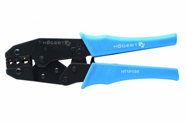 HOEGERT Пресс-клещи для клемм, диапазон: от 0.5 до 6.0 мм2 (20-10 AWГ)