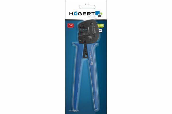 HOEGERT Пресс-клещи для разъемов MC4, 2,5/4,0/6,0 мм кв. — изображение 2
