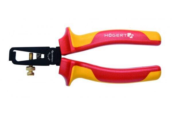 HOEGERT Клещи изолированные для зачистки проводов 160 мм, 1000 V