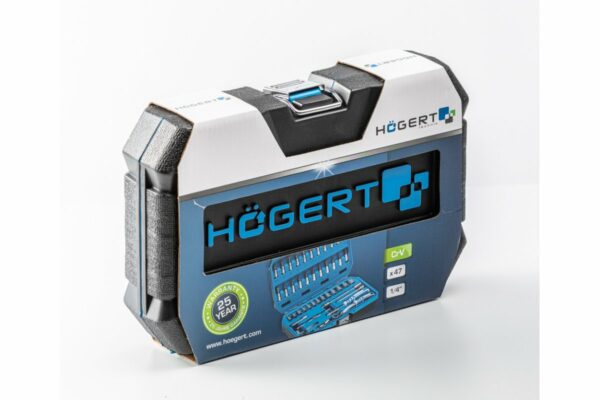 HOEGERT Набор инструментов, 46 шт., 1/4" — изображение 4