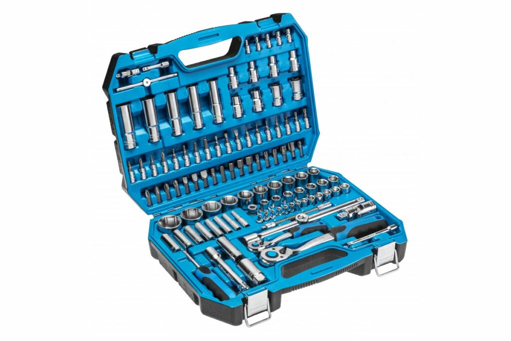 HOEGERT Набор инструментов, 112 шт., 1/4", 1/2" - Högert Technik
