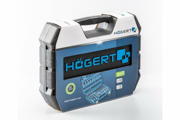 HOEGERT Набор инструментов, 112 шт., 1/4", 1/2" — изображение 2
