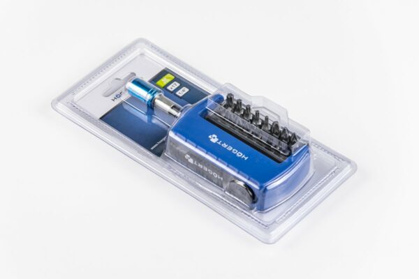 HOEGERT Набор бит с битодержателем 1/4", SL, PH, PZ, Torx, 17 шт. — изображение 5