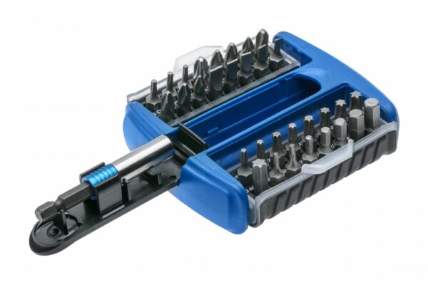 HOEGERT Набор бит с битодержателем 1/4", SL, PH, PZ, HEX, Torx, 33 шт.