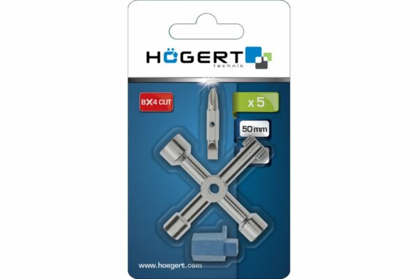 HOEGERT Ключ для электрошкафов, 76 мм — изображение 2