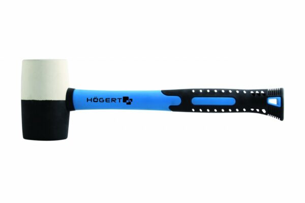 HOEGERT Молоток резиновый 680 г, с рукояткой из стекловолокна