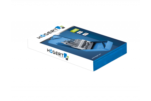 HOEGERT Набор метчиков и сверл, 15 шт. — изображение 2