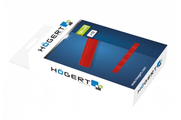 HOEGERT Мел технический, красный, 120мм, 12 шт. — изображение 3