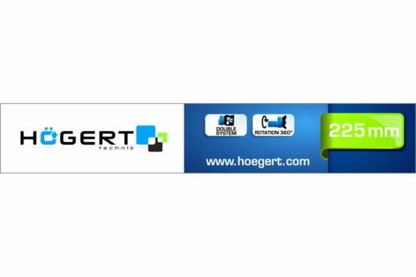HOEGERT Пистолет для герметика полукорпусный, 225 мм — изображение 2