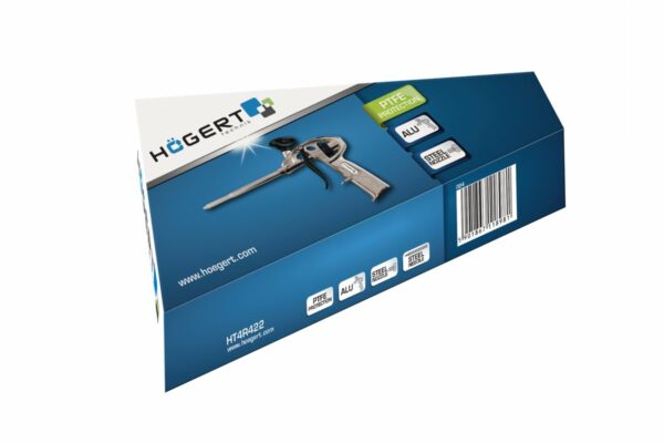 HOEGERT Пистолет для монтажной пены, наконечник покрыт PTFE — изображение 2