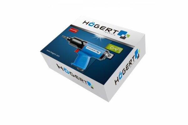 HOEGERT Гайковерт пневматический ударный 1/2", 610 Нм — изображение 3
