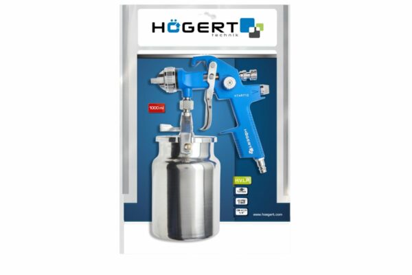 HOEGERT Пистолет-распылитель с нижний бачком, 1000 мл — изображение 2