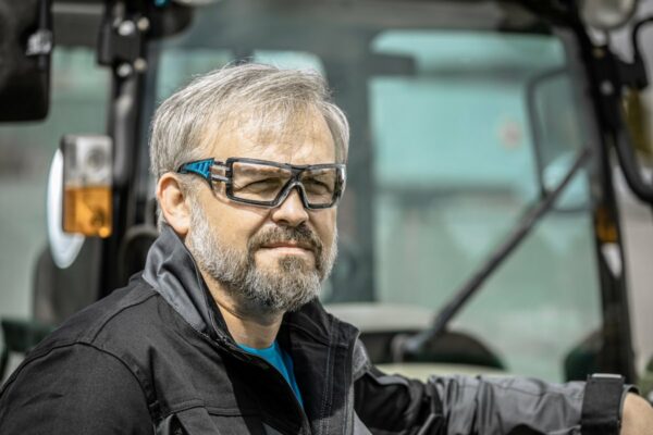LOTZEN Очки защитные цвет линз: бесцветный цвет оправы: синий универсальный размер — изображение 5