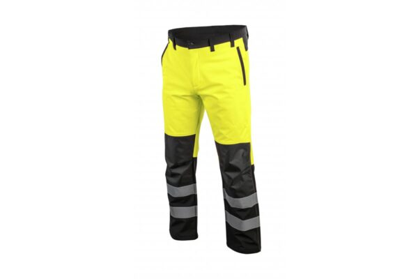 TRAUN Брюки сигнальные SOFTSHELL желтые 2XL (56)