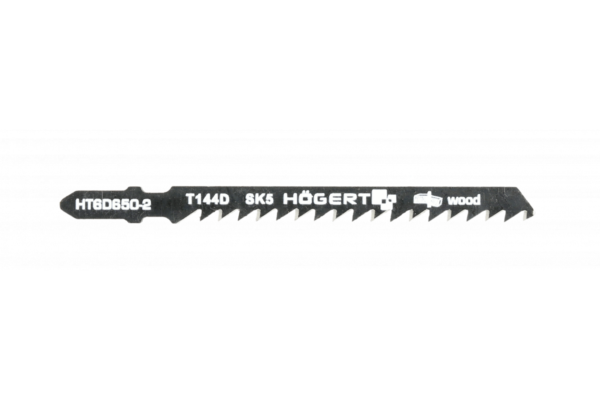 HOEGERT Полотно для электролобзика по дереву 100 мм, толщина материала 8 - 60 мм, быстрый рез, 2 шт.