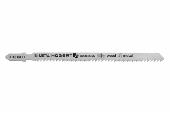 HOEGERT Полотно для электролобзика универсальное 132 мм, толщина материала 3 - 100 мм, 2 шт. — изображение 2