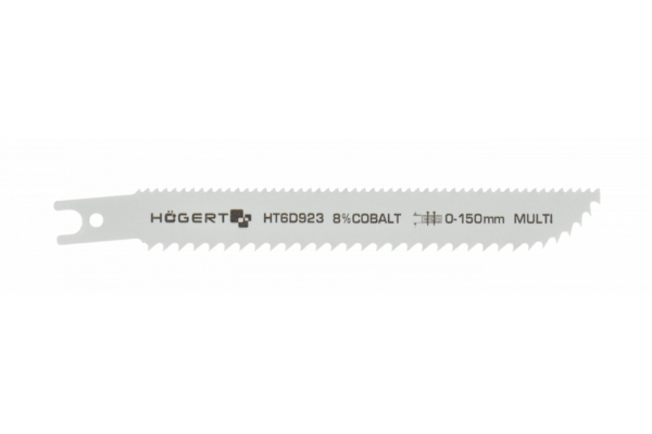 HOEGERT Полотно для сабельной пилы универсальное двухстороннее 150 мм, 6 TPI / 10 TPI