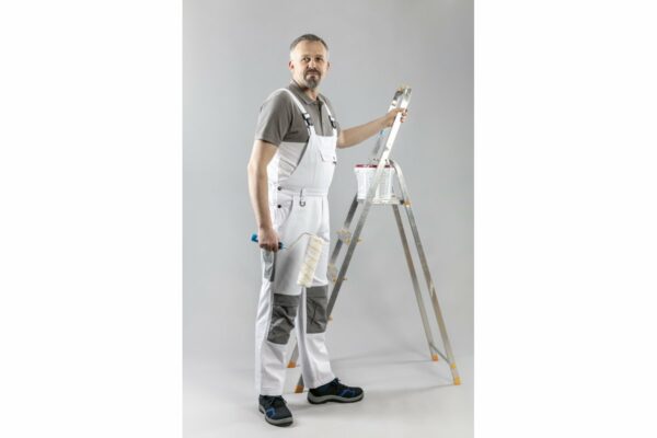 SALM Полукомбинезон рабочий белый L (52) — изображение 3