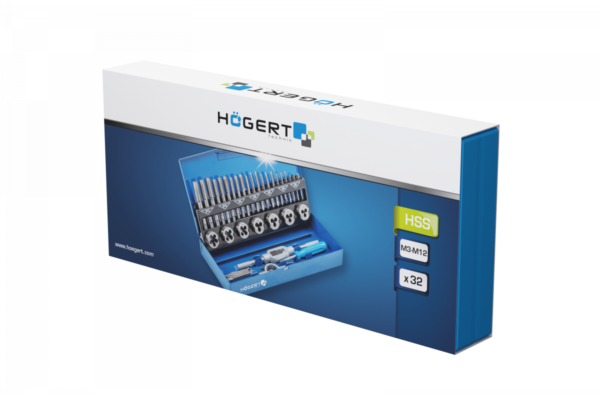 HOEGERT Набор метчиков и плашек, 32шт. — изображение 2