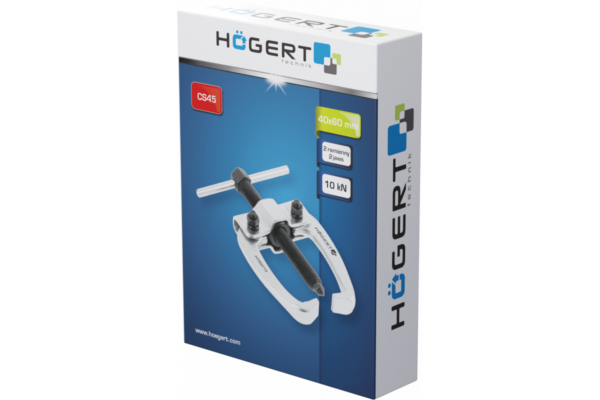 HOEGERT Cъемник подшипника, 2 рычага 40 x 60 мм — изображение 2