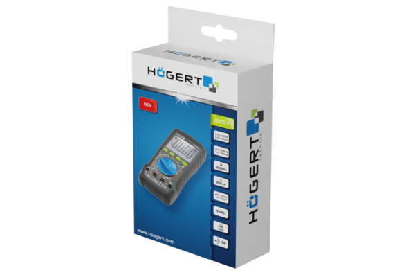 HOEGERT Цифровой мультиметр 0-2000B — изображение 3