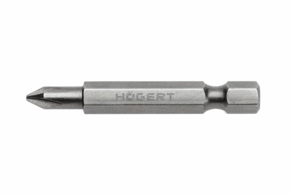 HOEGERT Биты PH3, 50 мм, сталь S2, 2 шт.