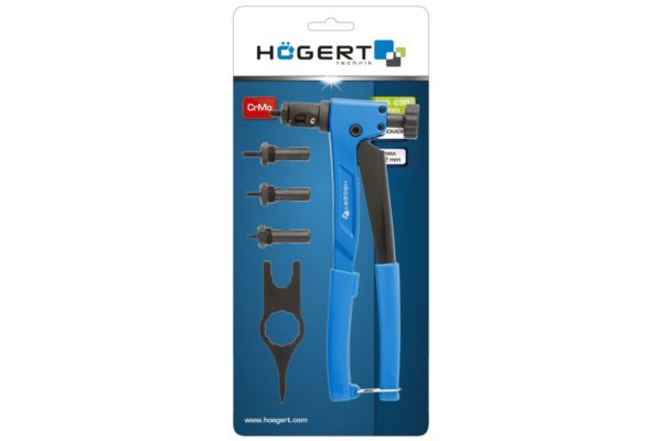 HOEGERT Заклёпочник для резьбовых заклепок M3-M6 — изображение 2