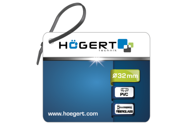 HOEGERT Молоток рихтовочный 600 г, с рукояткой из стекловолокна — изображение 3