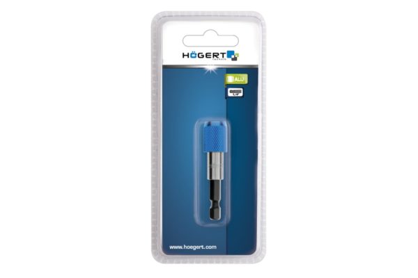 HOEGERT Держатель для бит магнитный, 60 мм, 1/4" — изображение 2