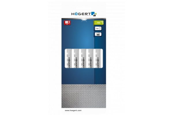 HOEGERT Полотно для электролобзика по металлу  132 мм,  21TPI, чистый  рез, 5 шт T318A — изображение 2