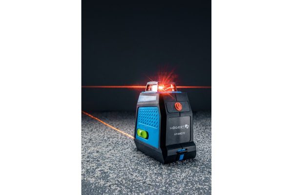 HOEGERT Нивелир лазерный, красный 30м 3D — изображение 2