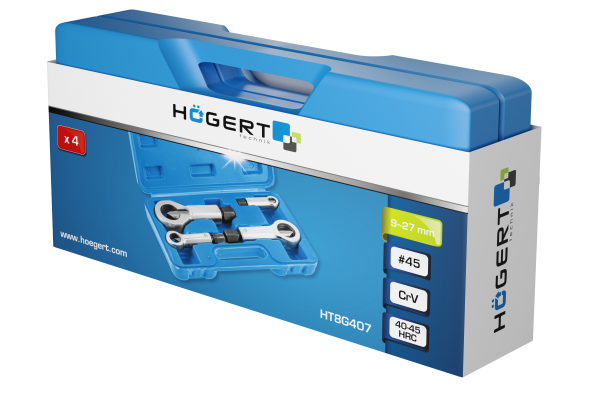 HOEGERT Набор гайколомов  4 шт. 9-27 мм — изображение 2