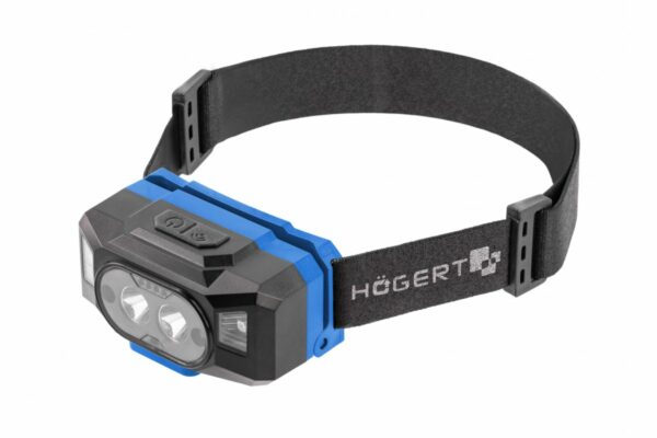 HOEGERT Налобный фонарь с датчиком движения и функцией Power Bank, USB
