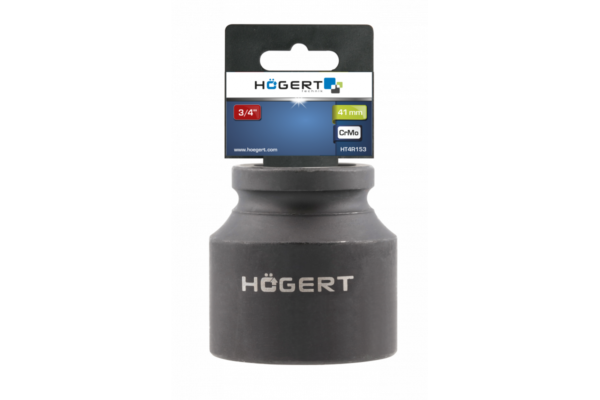 HOEGERT головка ударная 3/4 ", короткая 41 мм, CrMo — изображение 2