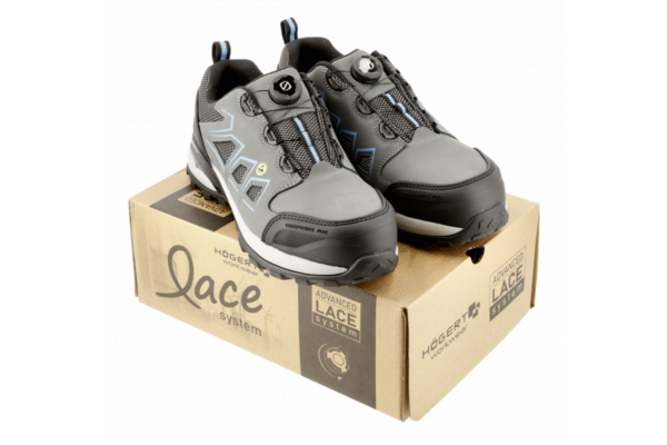 FULDE Полуботинки рабочие LACE SYSTEM S3S SR FO ESD серый/синий 45 — изображение 5