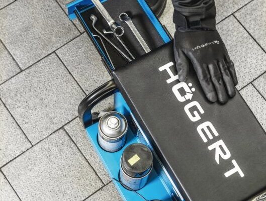HOEGERT Стул для мастерской с 3 ящиками — изображение 4