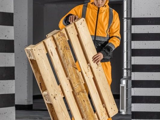 NIMS Куртка сигнальная с капюшоном водостойкая оранжевая M (50) — изображение 2