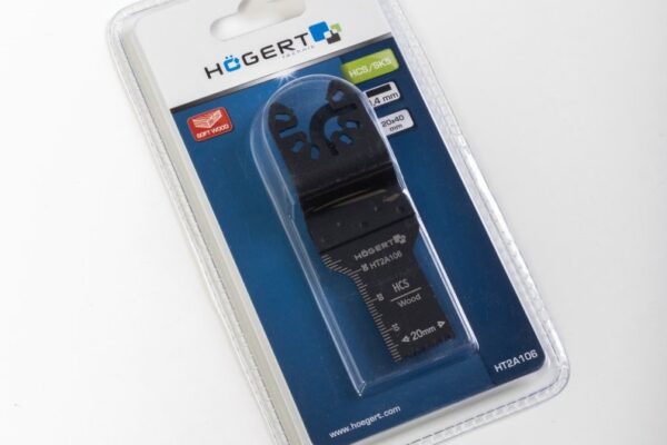 HOEGERT Насадка для реноваторов по дереву 20 x 40 мм, зубцы 1,4 мм — изображение 2