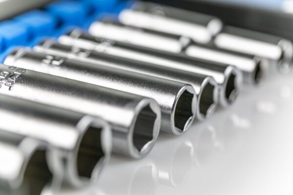 HOEGERT Набор головок глубоких шестигранных 50 мм 1/4", 8 шт. — изображение 3