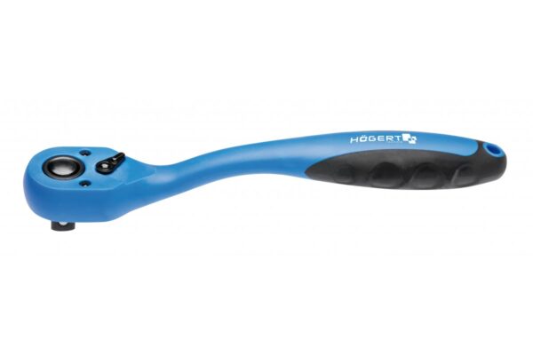 HOEGERT Трещотка 1/4", композитная, 72 зубца