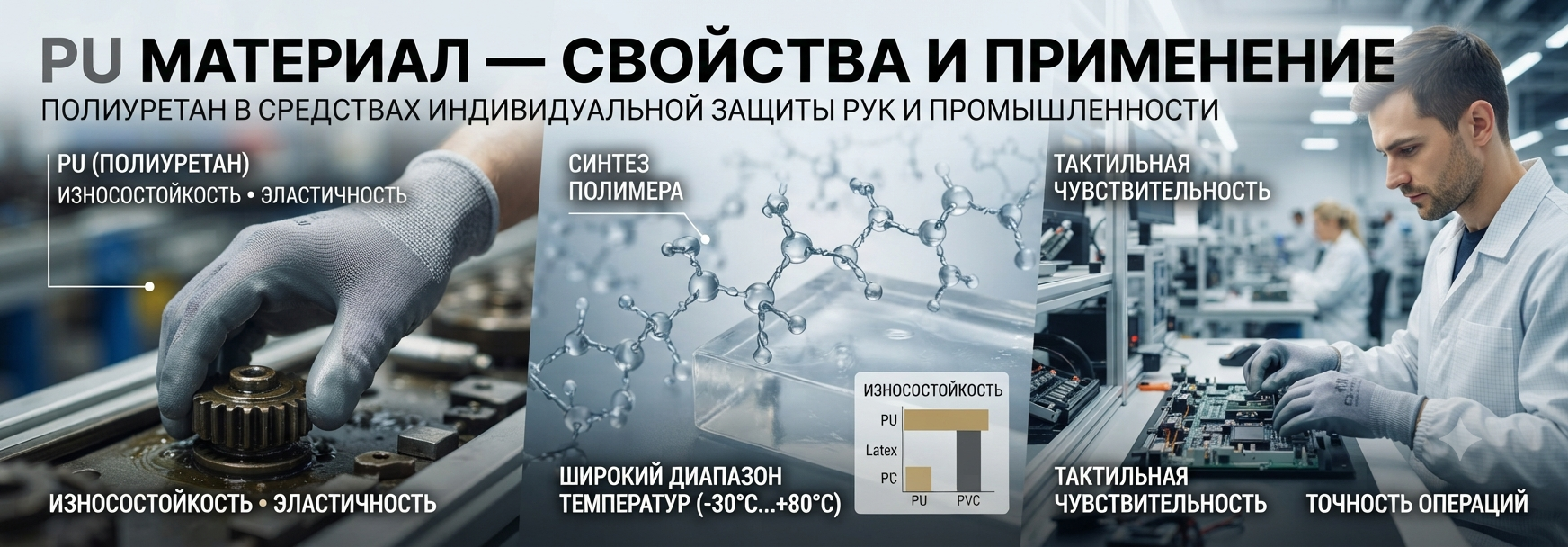 PU материал — свойства, характеристики и применение полиуретана